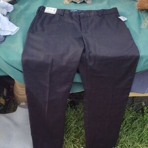 Izod Men's Black Pants NWT (32x34)